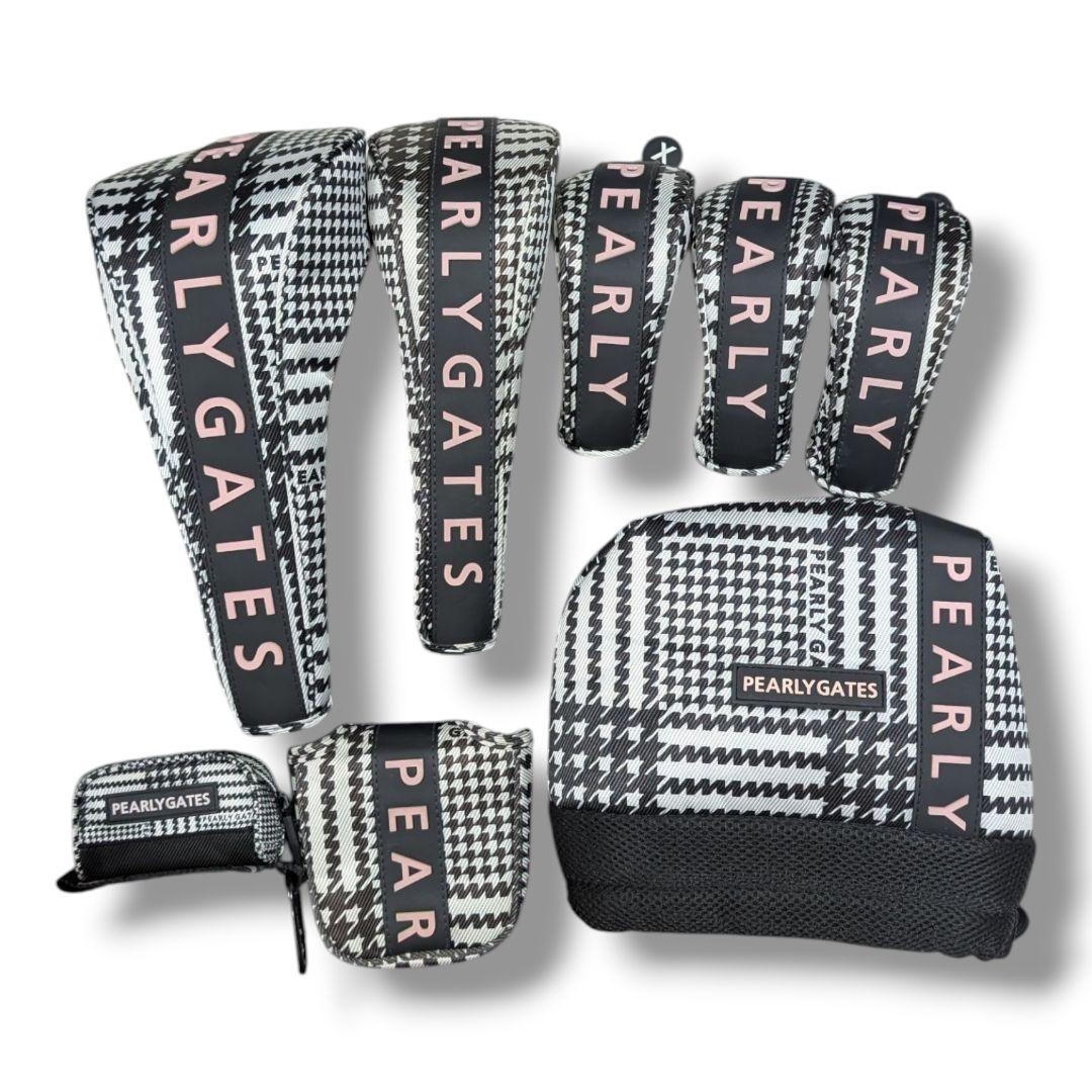 【即完売】パーリーゲイツ グレンチェック キャディバッグ カバー他 10点セット