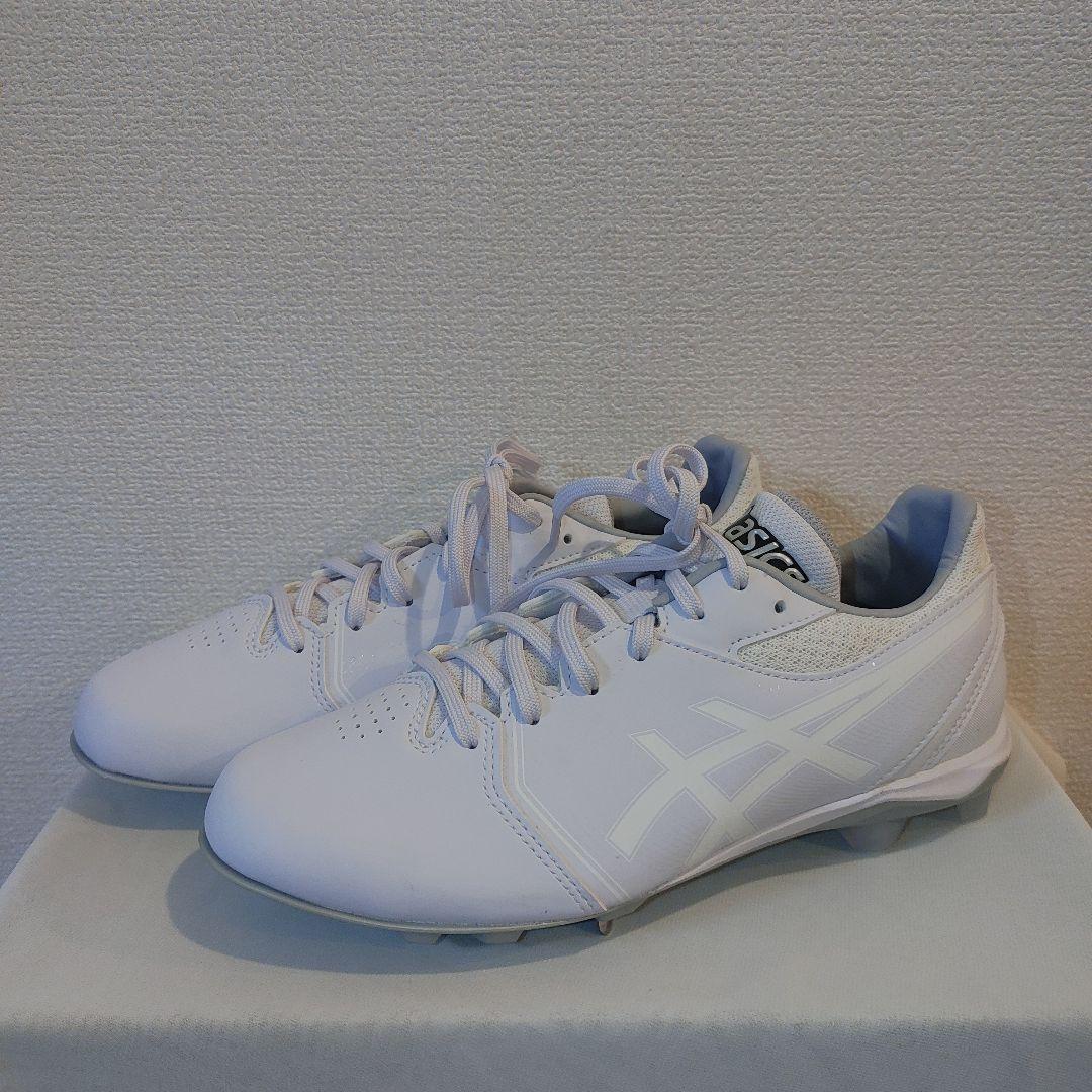 ASICS　野球　スパイク　25.0センチ ホワイト　高校野球対応