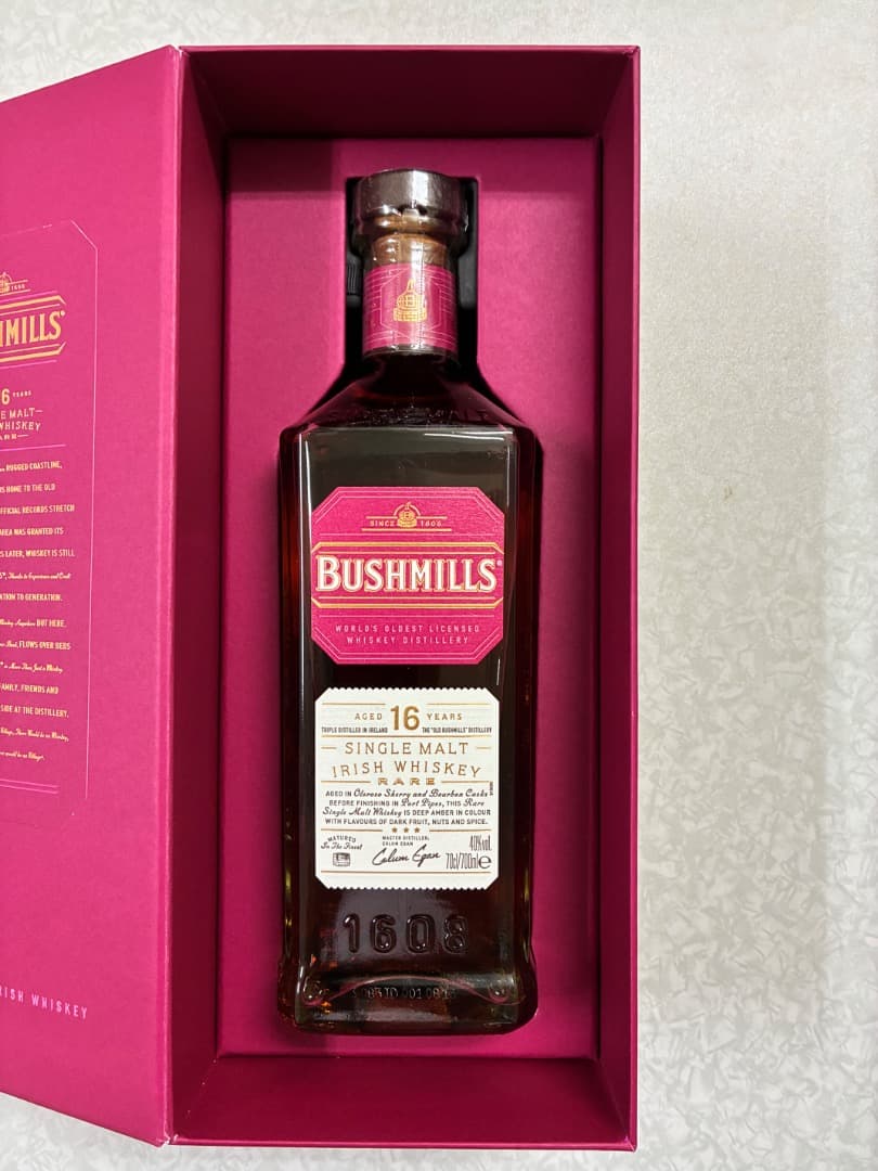 ウイスキー Bushmills 16 Years Old Single Malt Irish