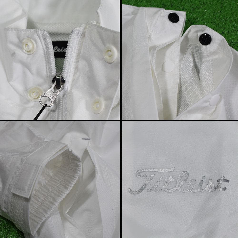 Titleist/タイトリスト ゴルフ 防風レインスーツ【ホワイト/L】新品！