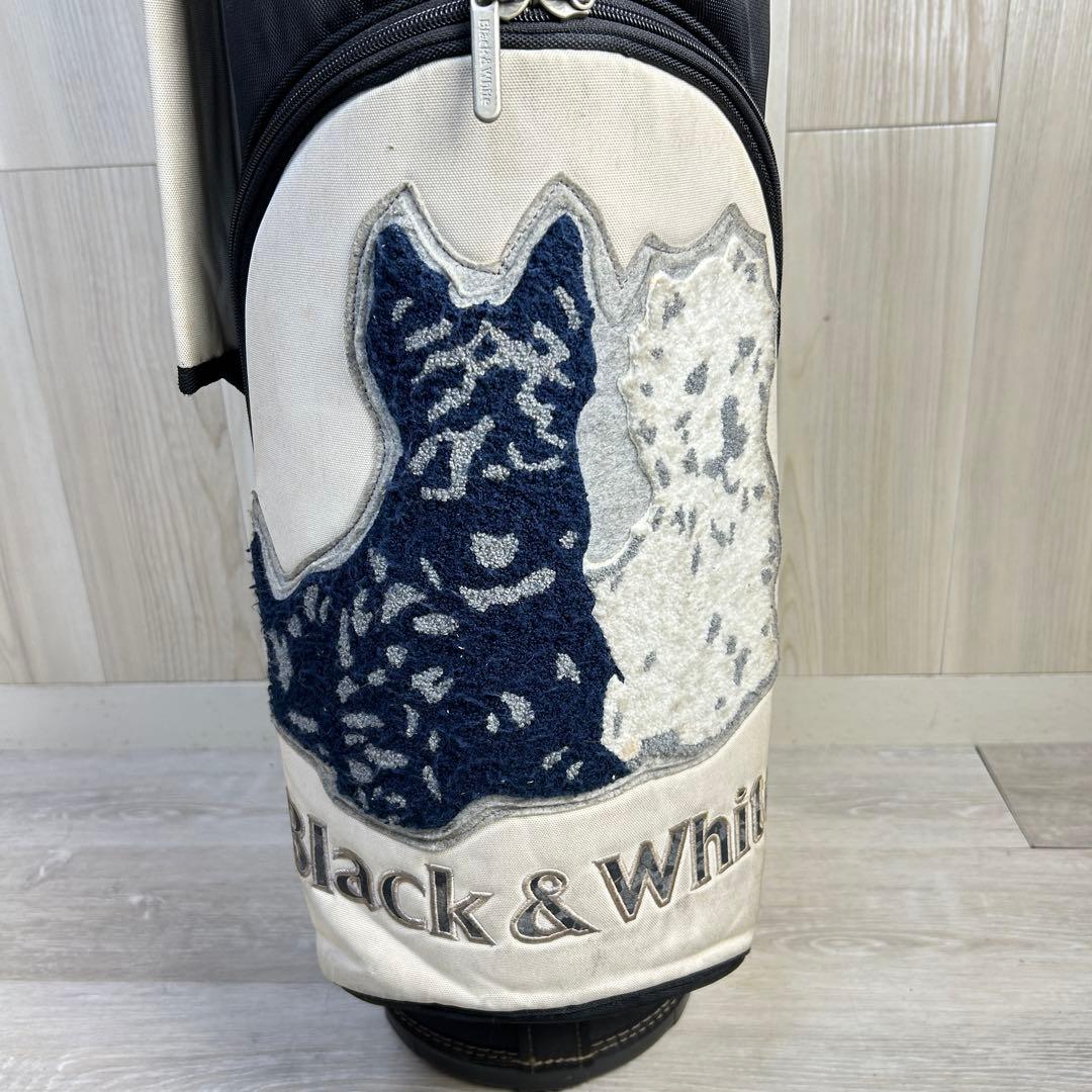 【希少！】ブラックアンドホワイト キャディバッグ　レア物　Black&White