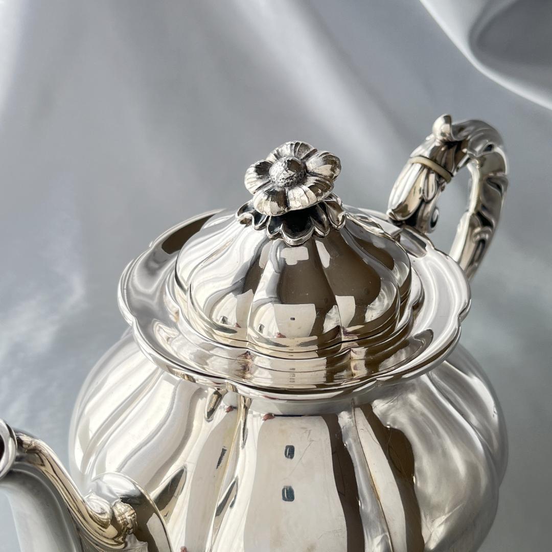 【Cohr】ティーポット【シルバープレート】デンマーク
