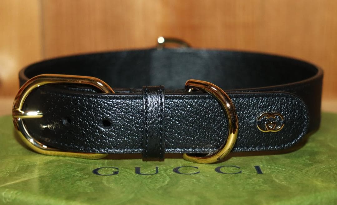 新品 GUCCI インターロッキングG 首輪 ペットコレクション Ⓗ
