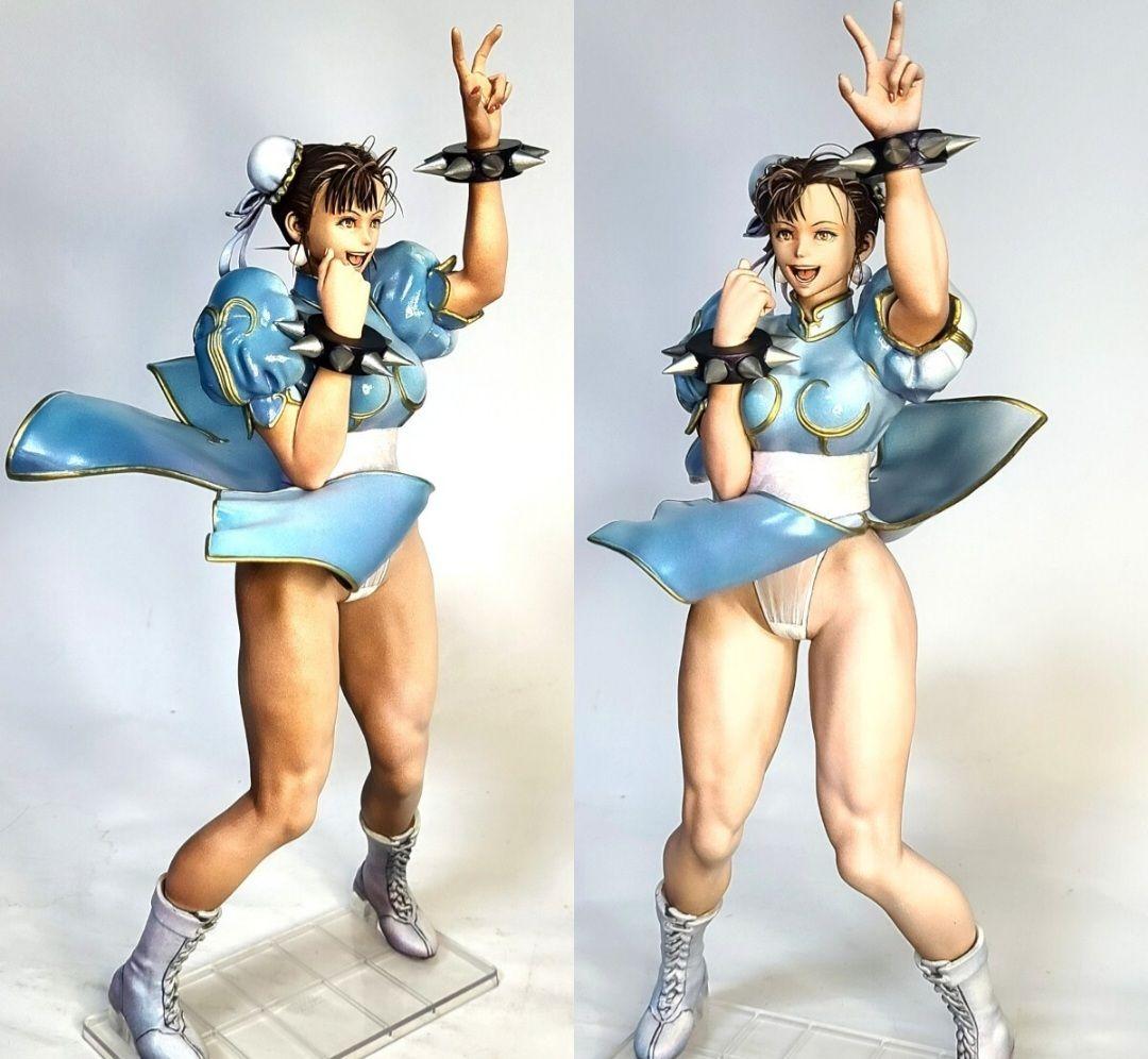 二次元 リペイント 春麗 チュンリー 顔の描き直し 頭髪追加 一番くじ A賞