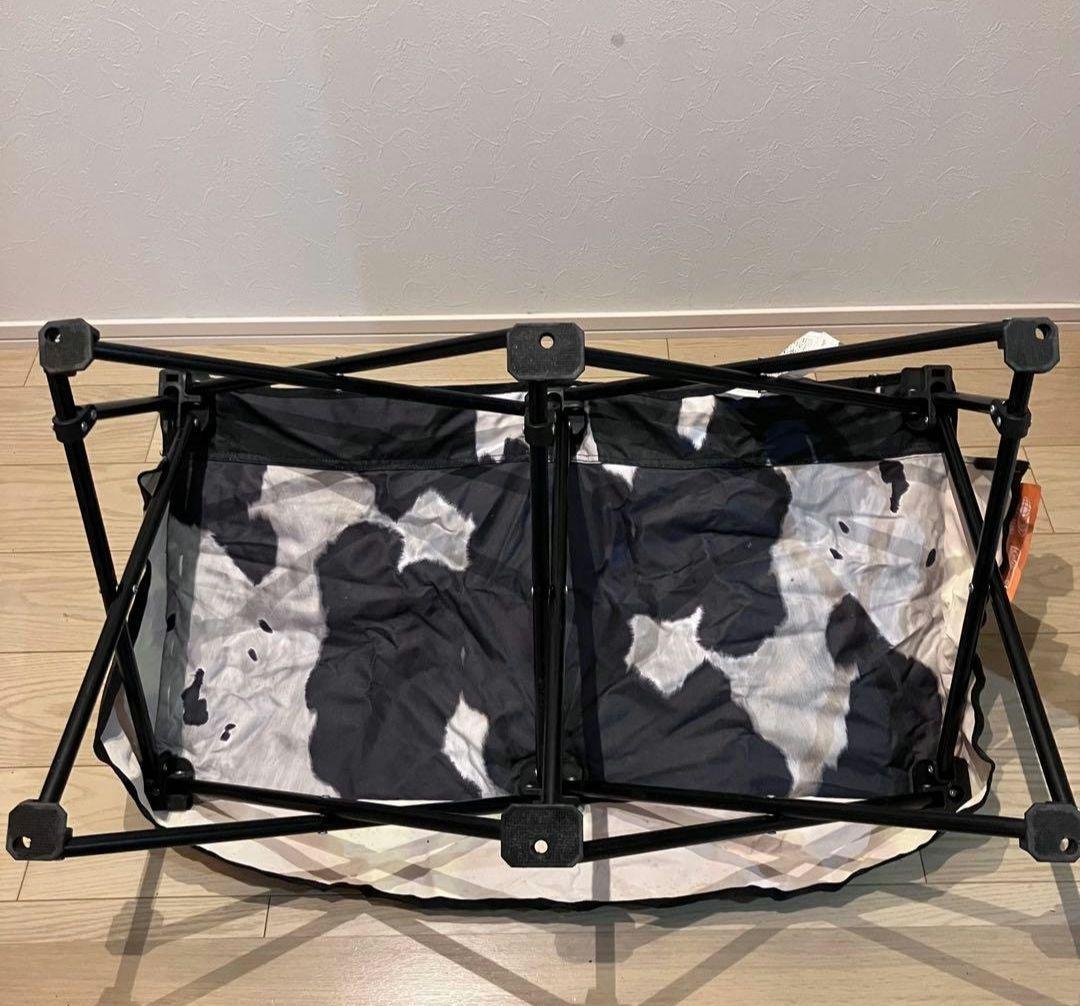 入手困難　Coleman×BEAMS ハラコ柄 折畳みベンチチェア 2人用