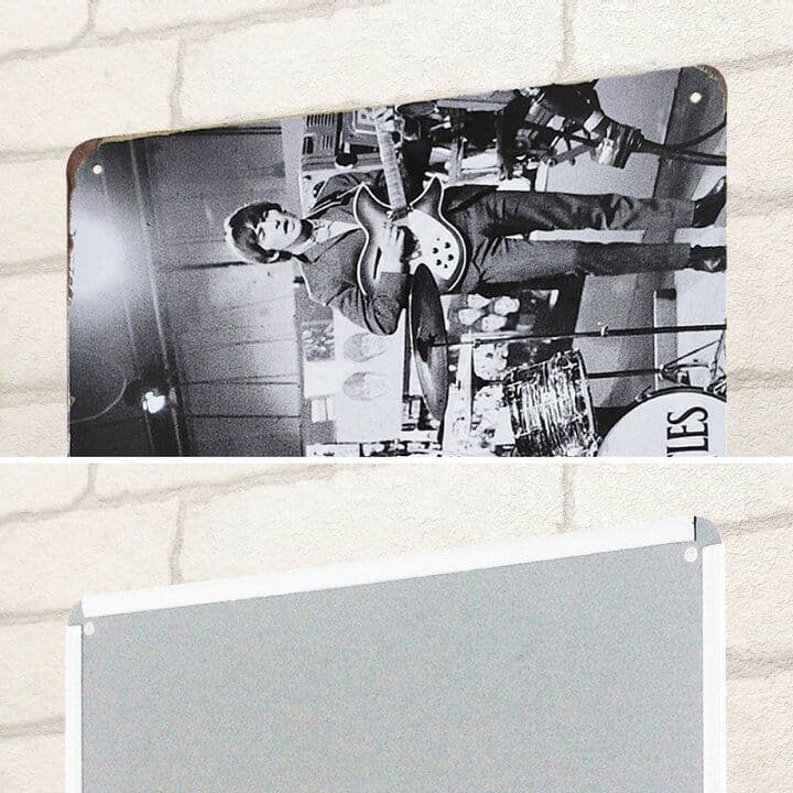 デザイン看板A4】ビートルズ sl★ポスター絵ブリキ看板グッズ雑貨ジョンレノン