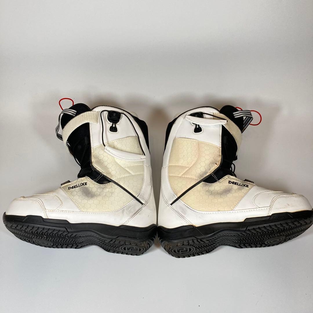 DEELUXE ディーラックス スノボブーツ 25.5cm ホワイト ブラック