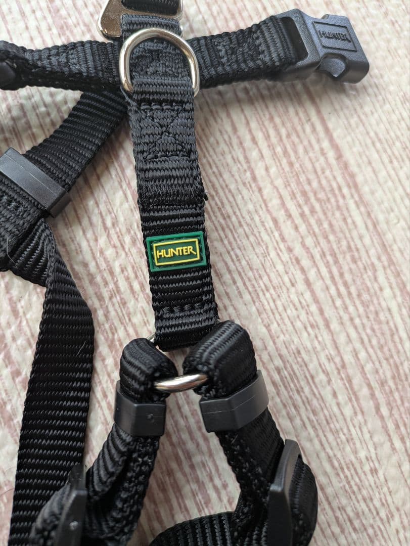 【即購入優先】　ハンター 犬 脱走防止 抜けない ハーネス XS-S ブラック
