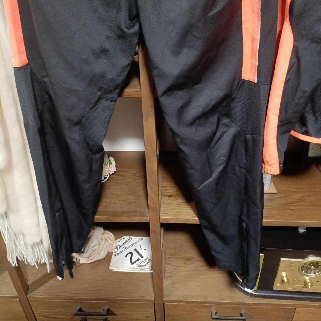 NIKE ナイキ nftb 薄手ジャージ 上下 セットアップ L 蛍光オレンジ色