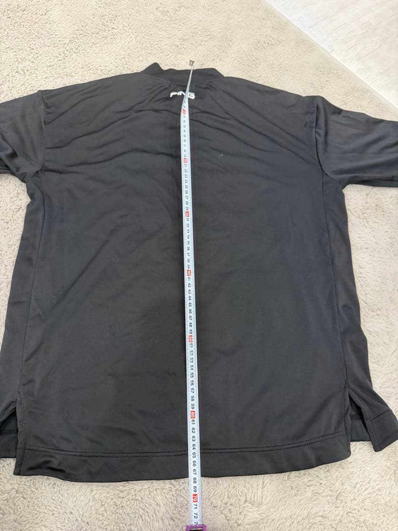 PING ブラックシャツ＆パンツセット L