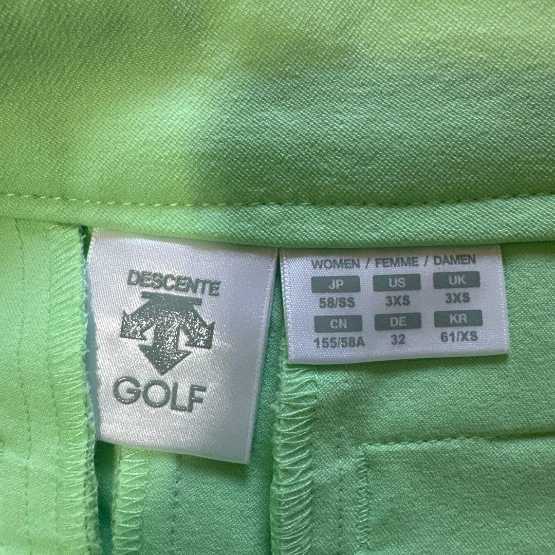 DESCENTEゴルフウエア プリーツスカート レディース SSサイズ