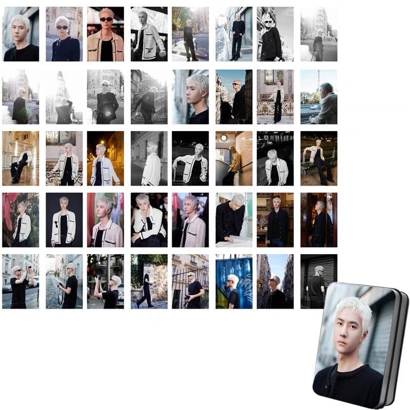 陳情令 王一博 LOMO缶 40枚入り　パリPARIS　記念缶