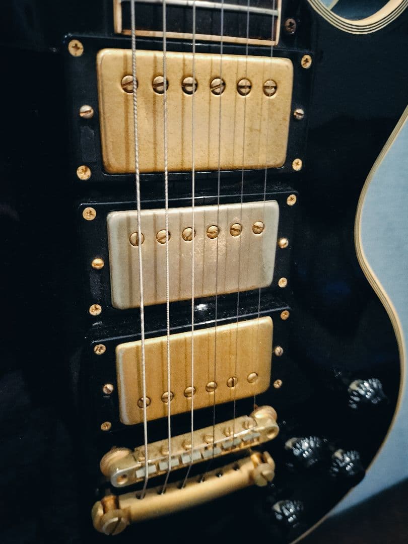 バーニー RLC レスポールカスタム　 3PU 3ハム 　エリック・クラプトン