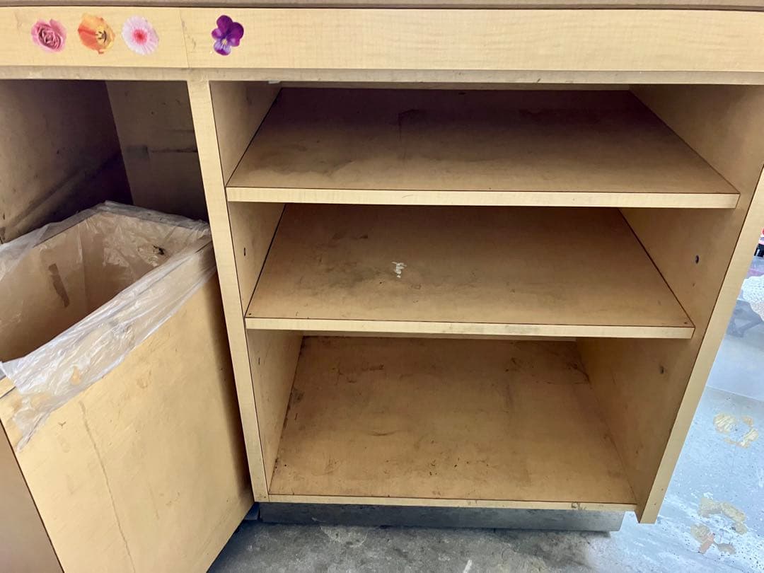 【引き取り希望】ショップ レジカウンター 木製 重厚 W140cm