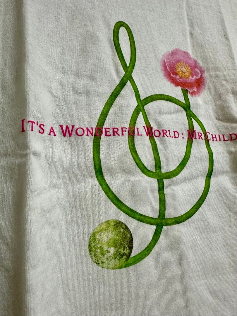 非売品Tシャツ　ミスチル　IT'S A WONDERFUL WORLD