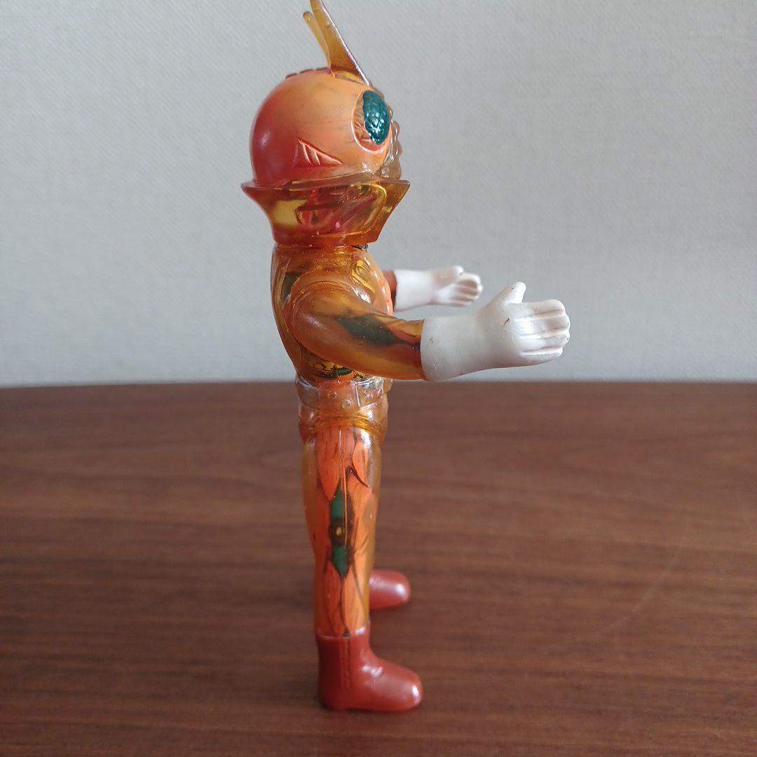 当時物ポピー製 スケルトンモールドあり「仮面ライダーV3 」希少ソフビフィギュア