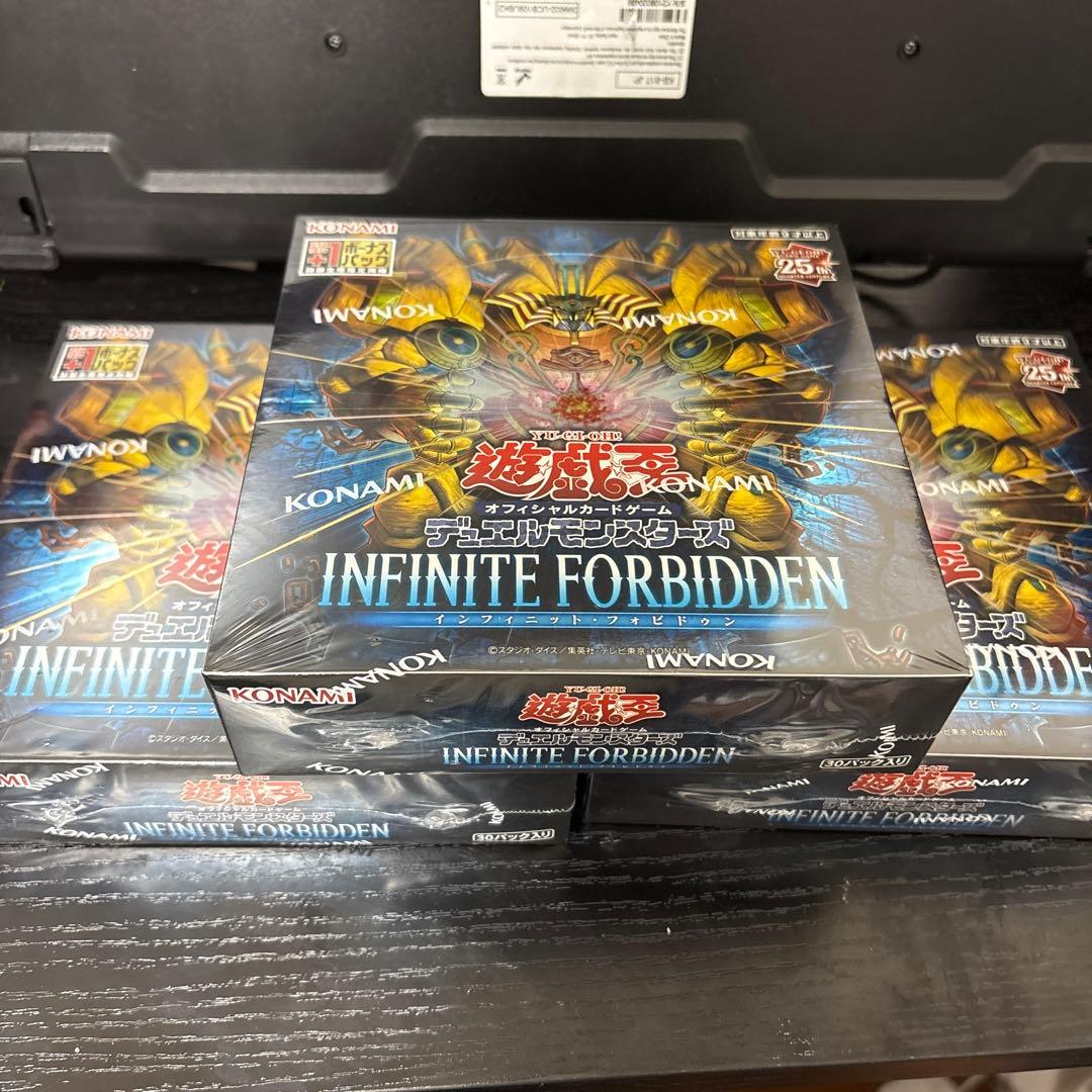 遊戯王　遊戯王OCG INFINITE FORBIDDEN 3BOX　新品未開封