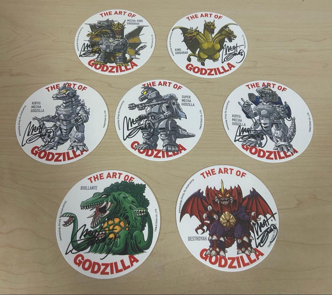 ゴジラ コースター セット。