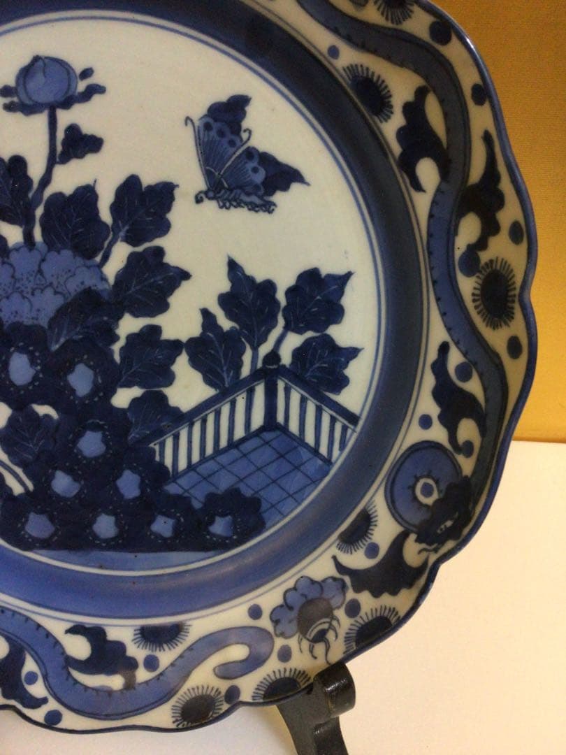 古伊万里 直径約23センチ 皿