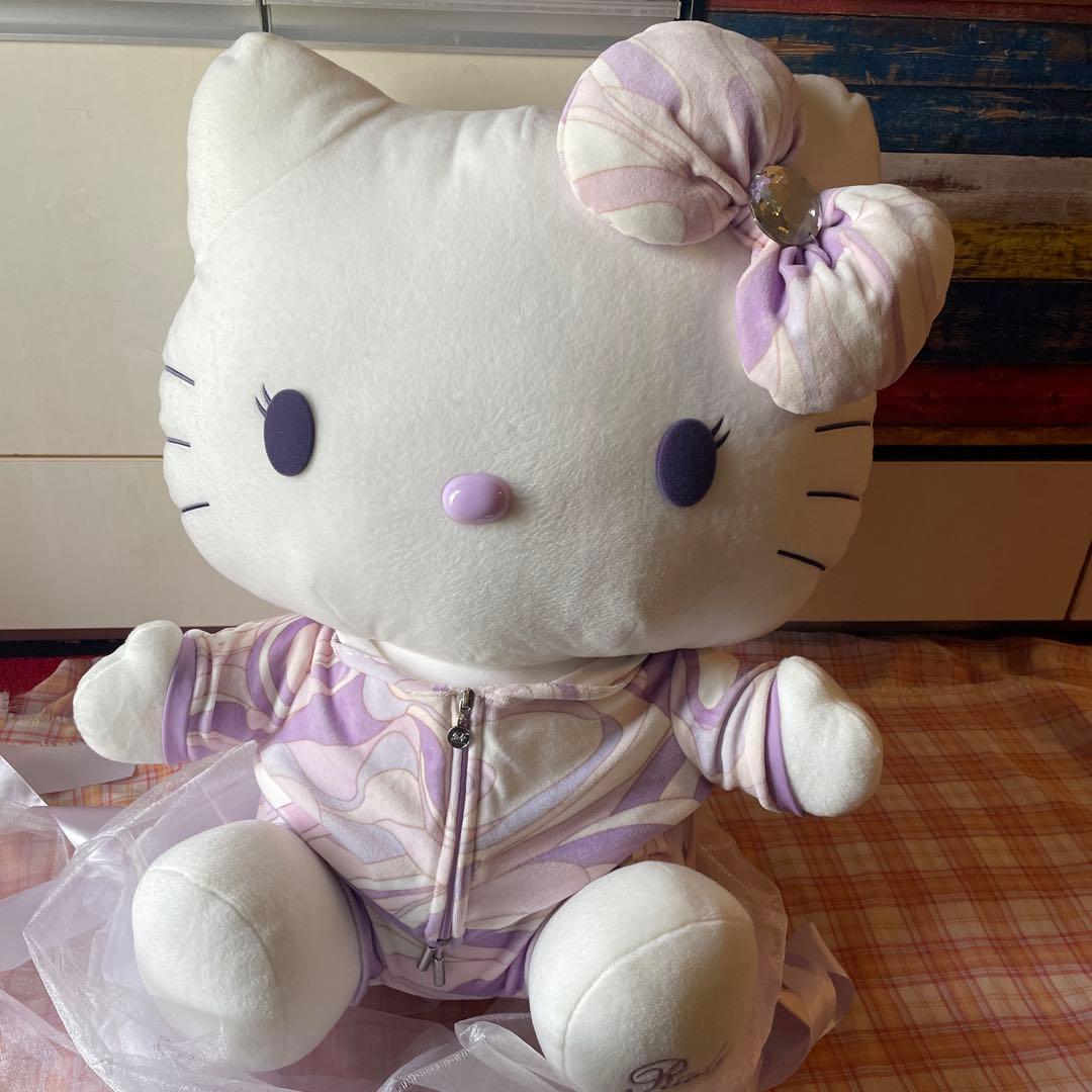 ハローキティ　キティ　rady マーブル　パープル　特大ぬいぐるみ　2013