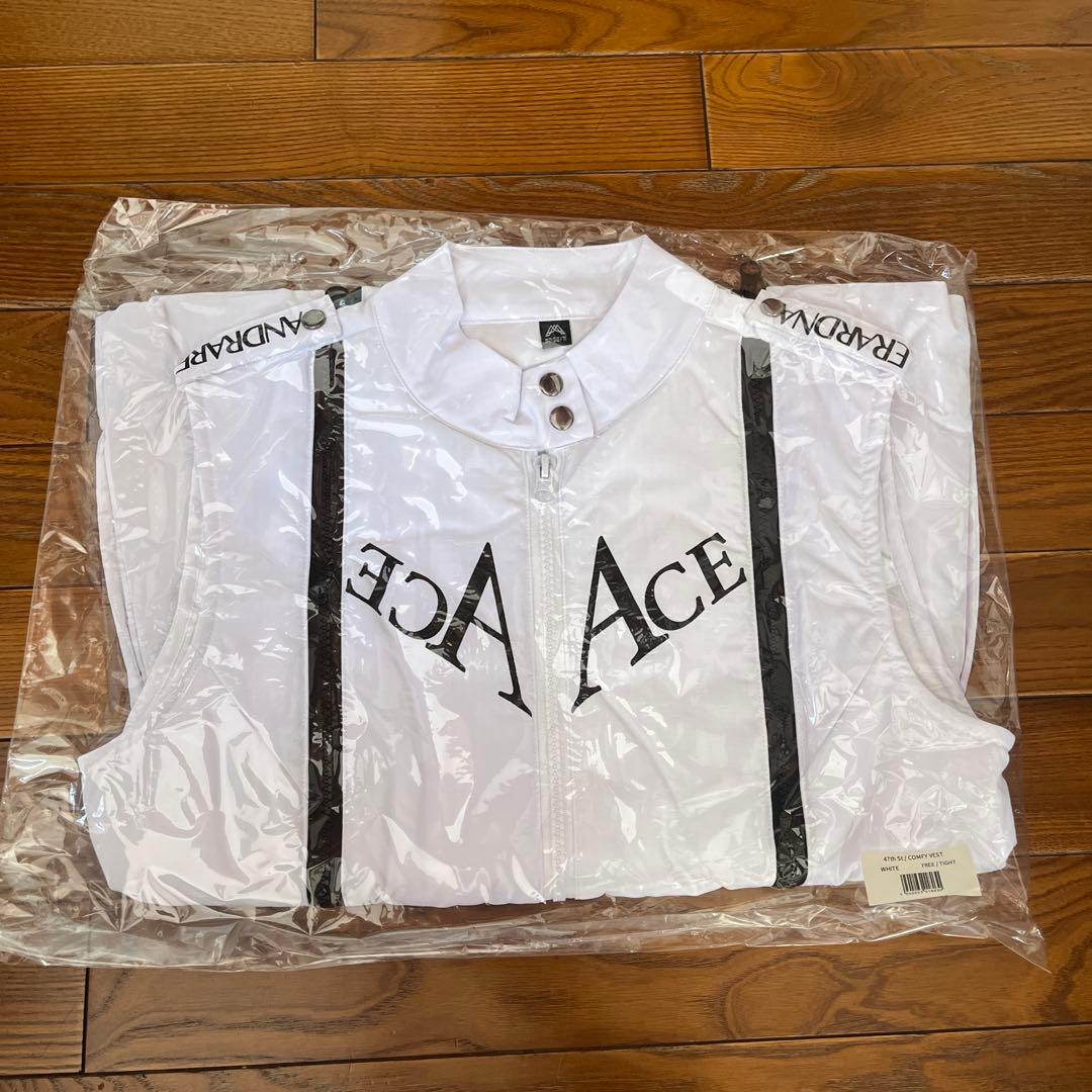 新品　ACEANDRARE レディース ベスト ホワイト　白　Sサイズ