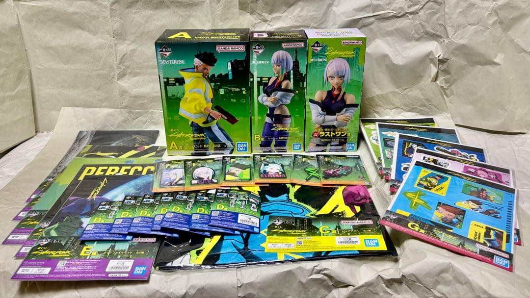 一番くじ CYBERPUNK: EDGERUNNERS デイビッド　ルーシー 他