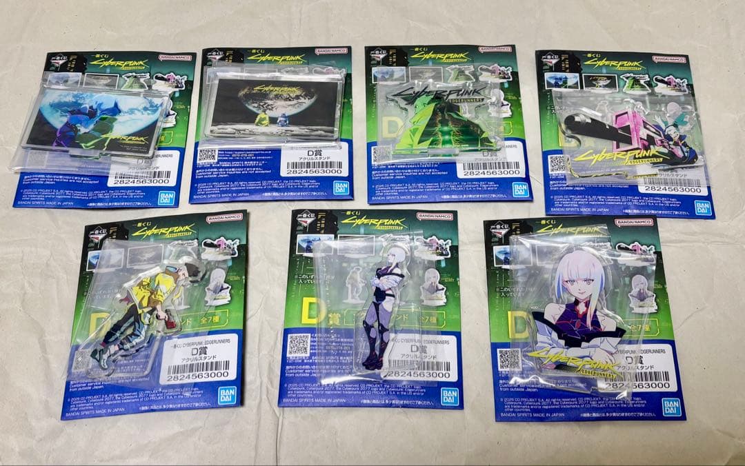 一番くじ CYBERPUNK: EDGERUNNERS デイビッド　ルーシー 他