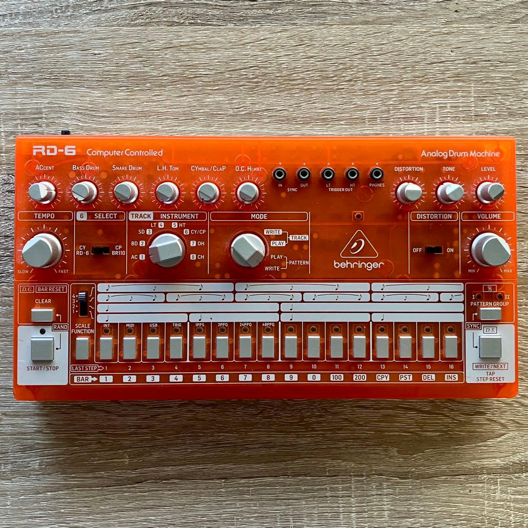 【改造ジャンク】BEHRINGER TD-3 & RD-6 スケルトン2台セット