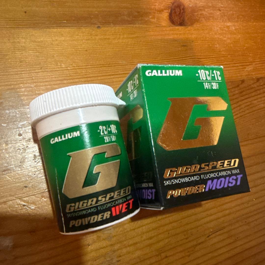 スキー・スノーボードアクセサリー GALLIUM GIGA SPEED POWDER WAX WET/MOIST