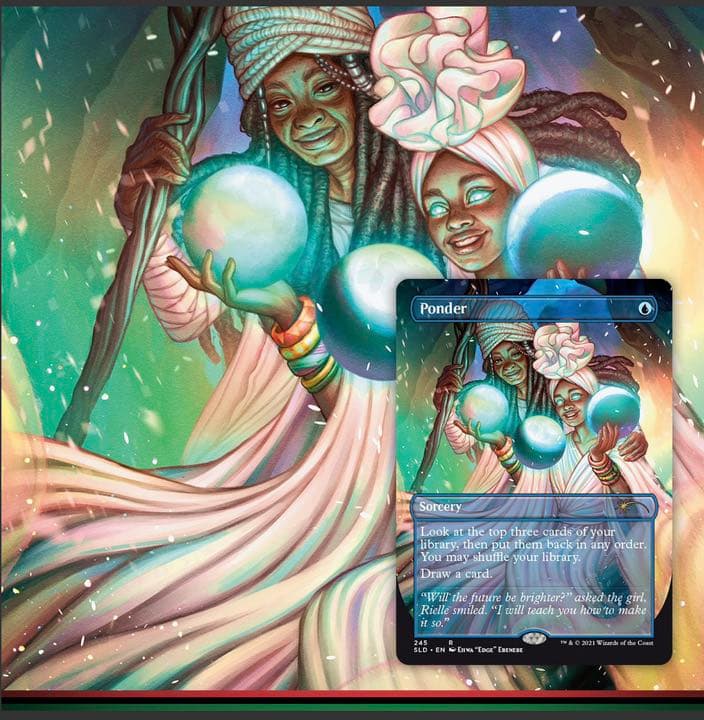 mtg secret lair black is magic foil 新品