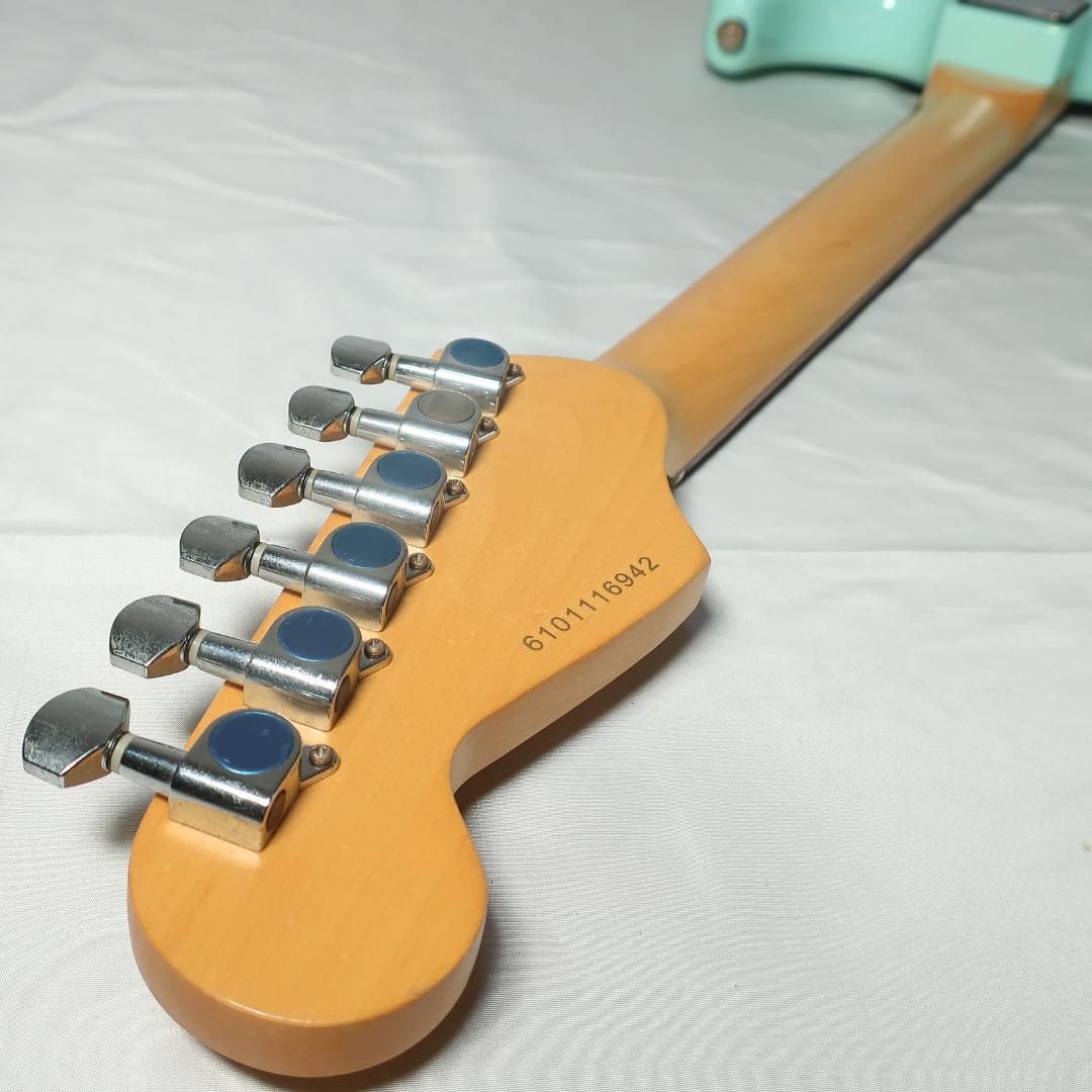 サーフグリーン ストラトタイプ エレキ Legend by Aria ProII