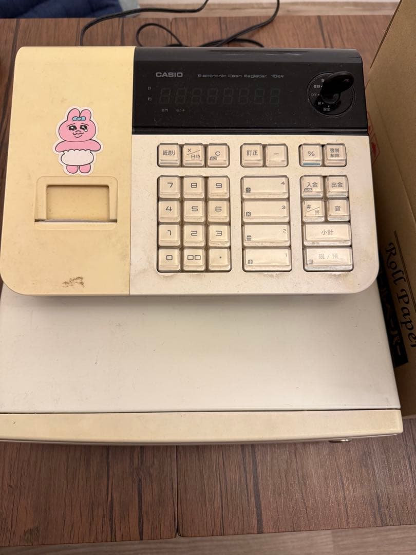 CASIO レジスター 感熱ロール紙付き