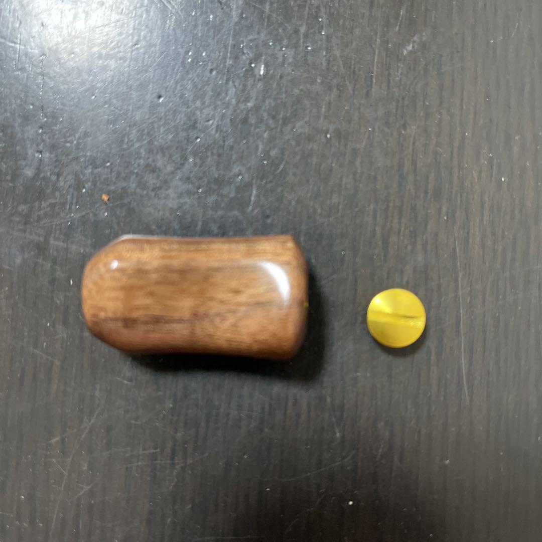 わたらせ樹脂工房　花梨瘤ハンドルノブ