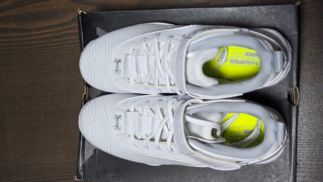 新品 USアンダーアーマー ハーパーモデル ポイントスパイク 28cm