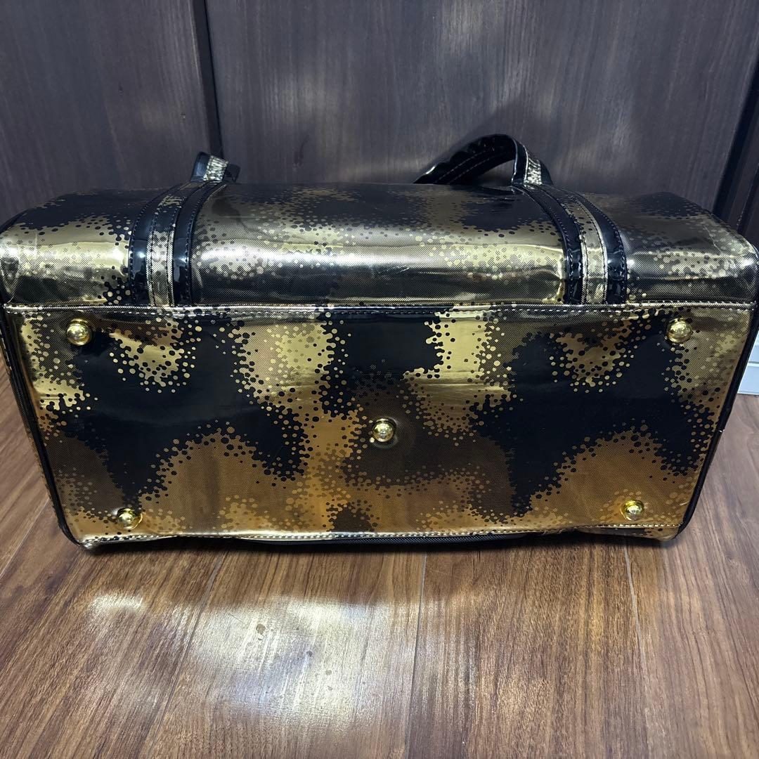 【ほぼ未使用】MARK & LONA ボストンバッグ ゴールド