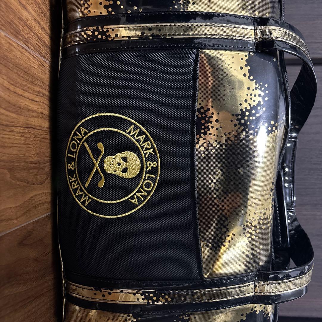 【ほぼ未使用】MARK & LONA ボストンバッグ ゴールド