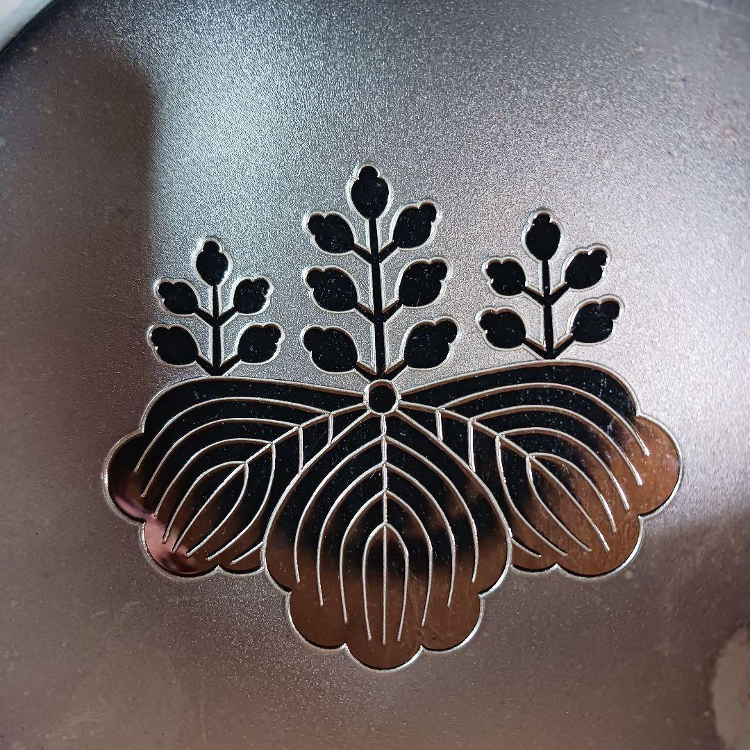 銀杯 桐箱付　内閣総理大臣　 純銀製 五七の桐 紋章