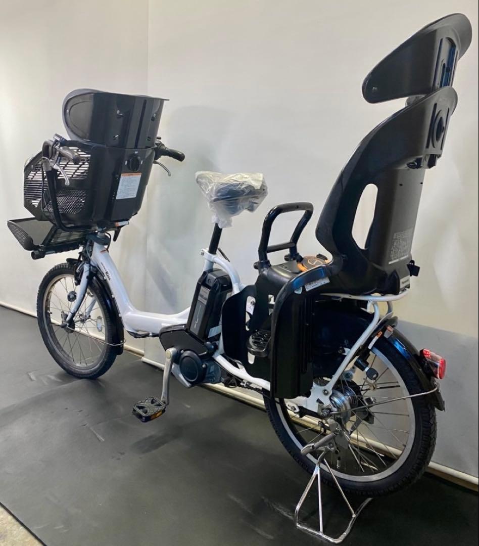 1年保証 送料無料　ヤマハ　パスキッス　20インチ　白色　電動アシスト自転車