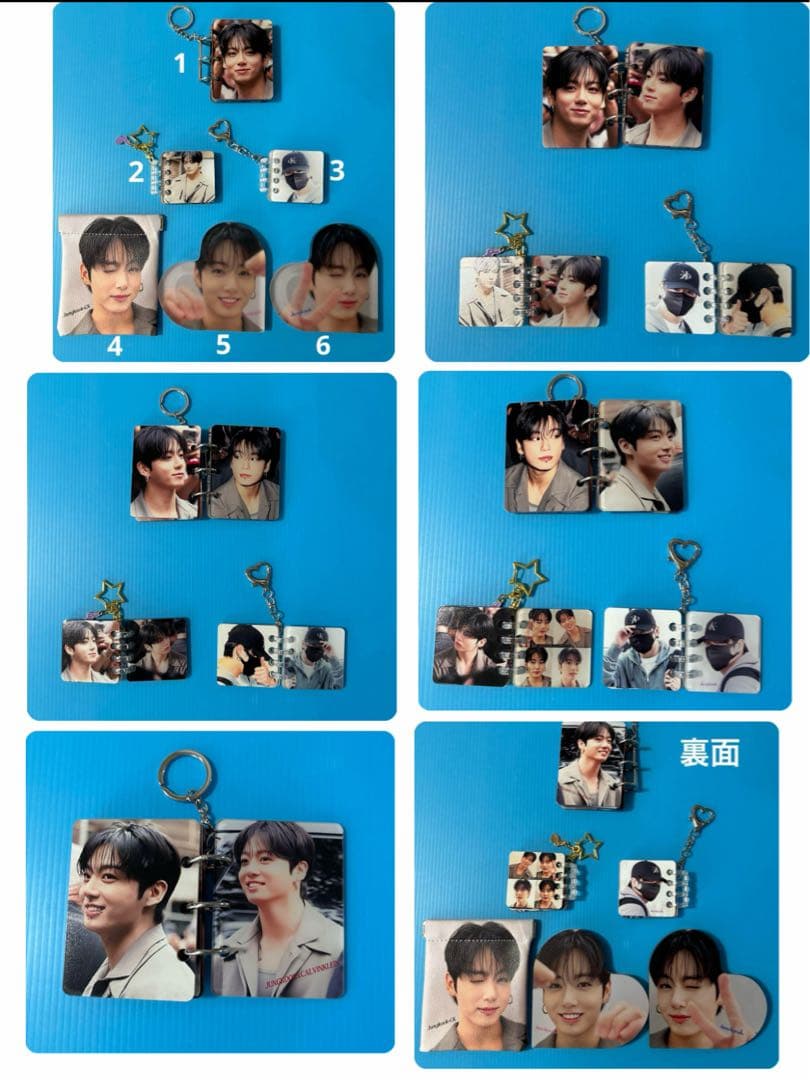 BTS Jungkook アクリルフォトアルバムキーホルダー