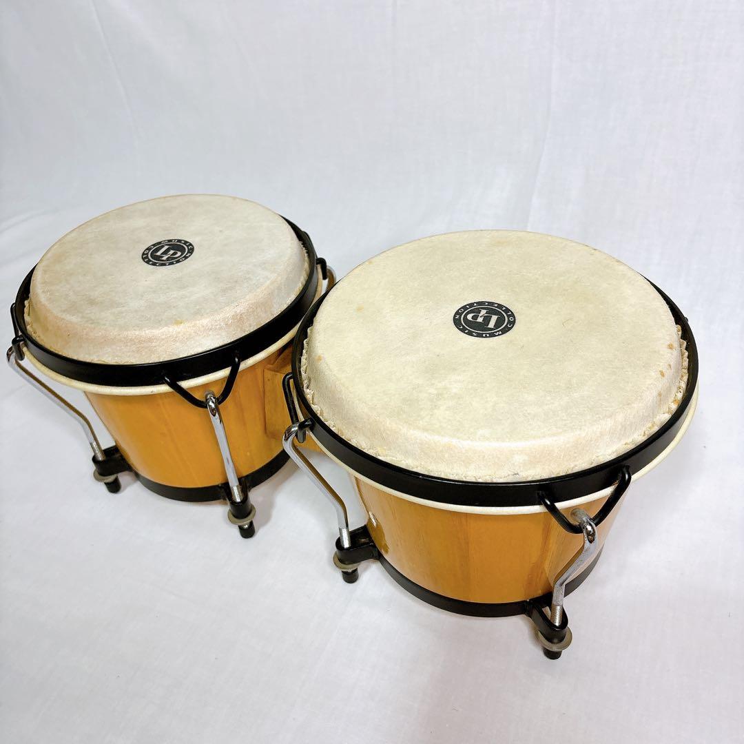 【美品】LP (Latin Percussion) ボンゴドラム　打楽器　カバー