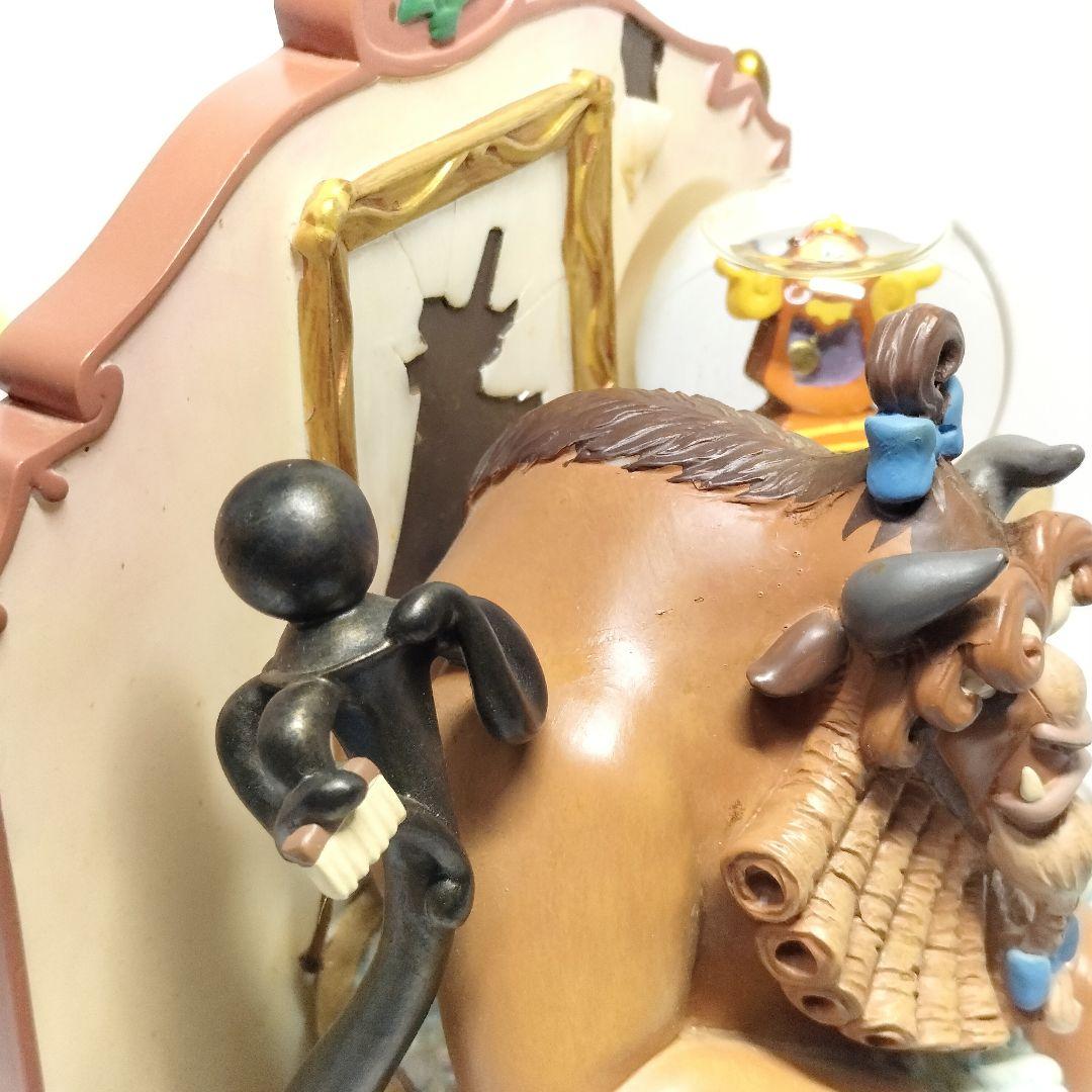 レア ディズニー 美女と野獣 スノードーム フィギュア スノーグローブ 希少品