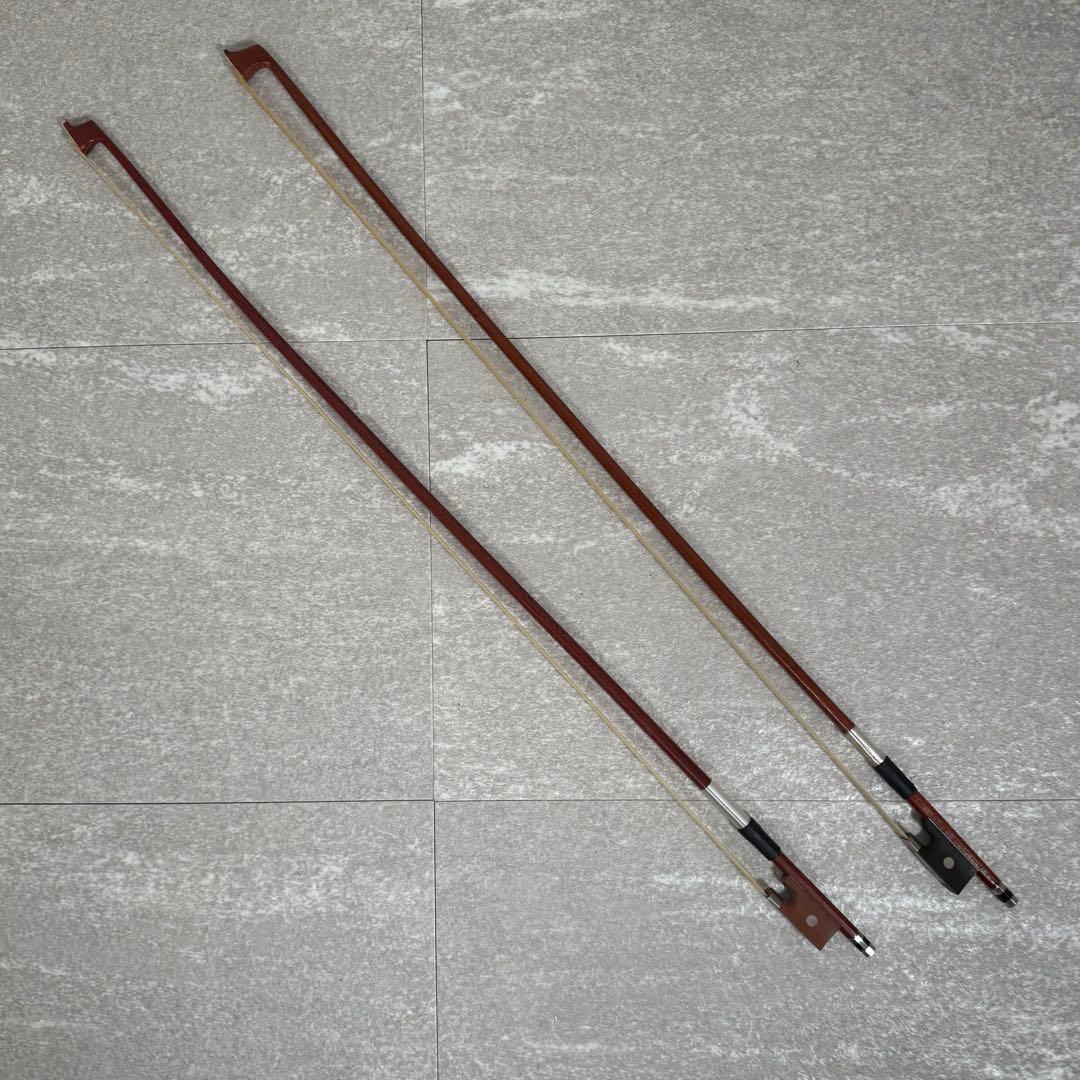 サイレントバイオリン HVPV-30 弓 2本　ケース 付属品付き