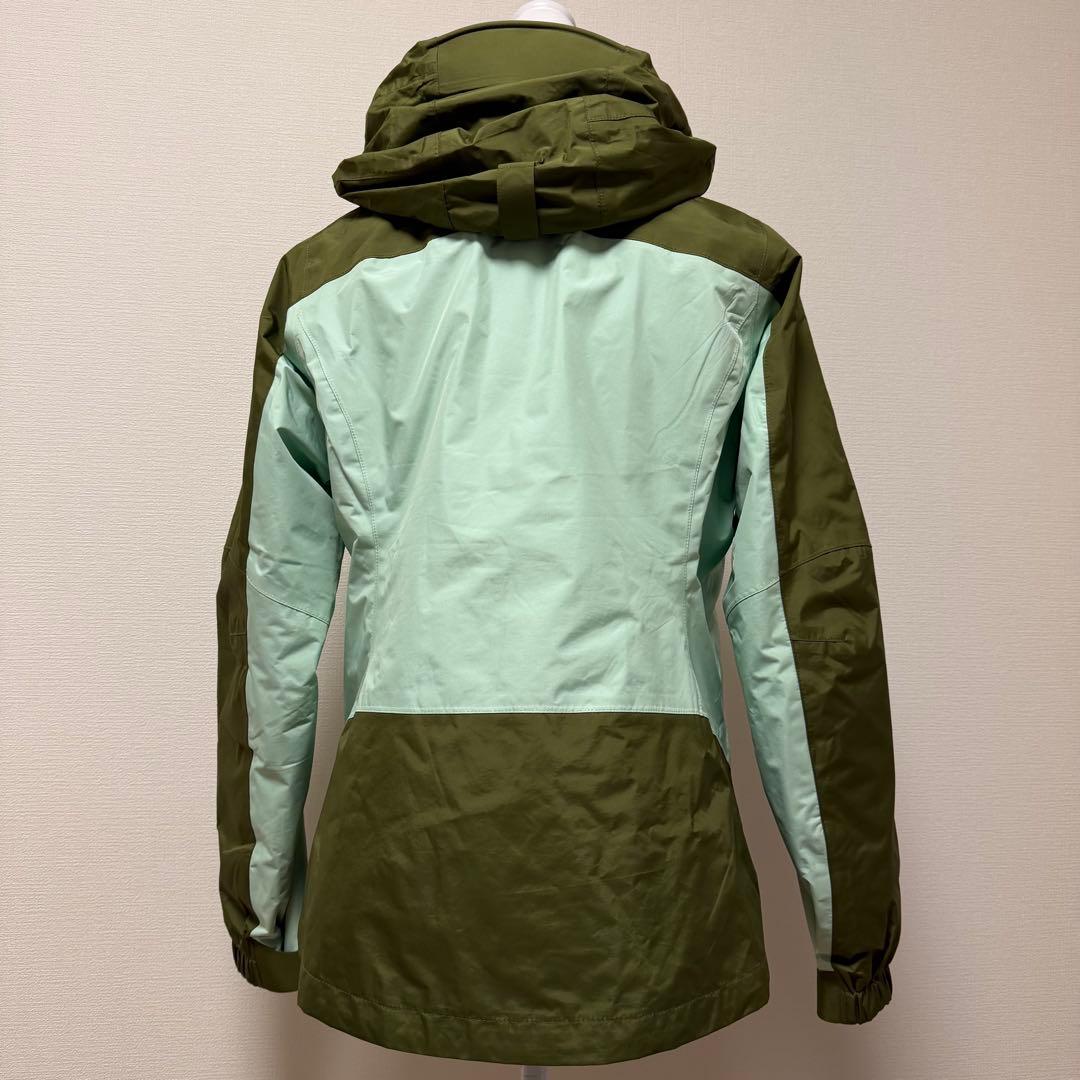 モンベル　シャルモパーカ　グリーン系　スタッフバッグ　スノボー　スキー　Mサイズ