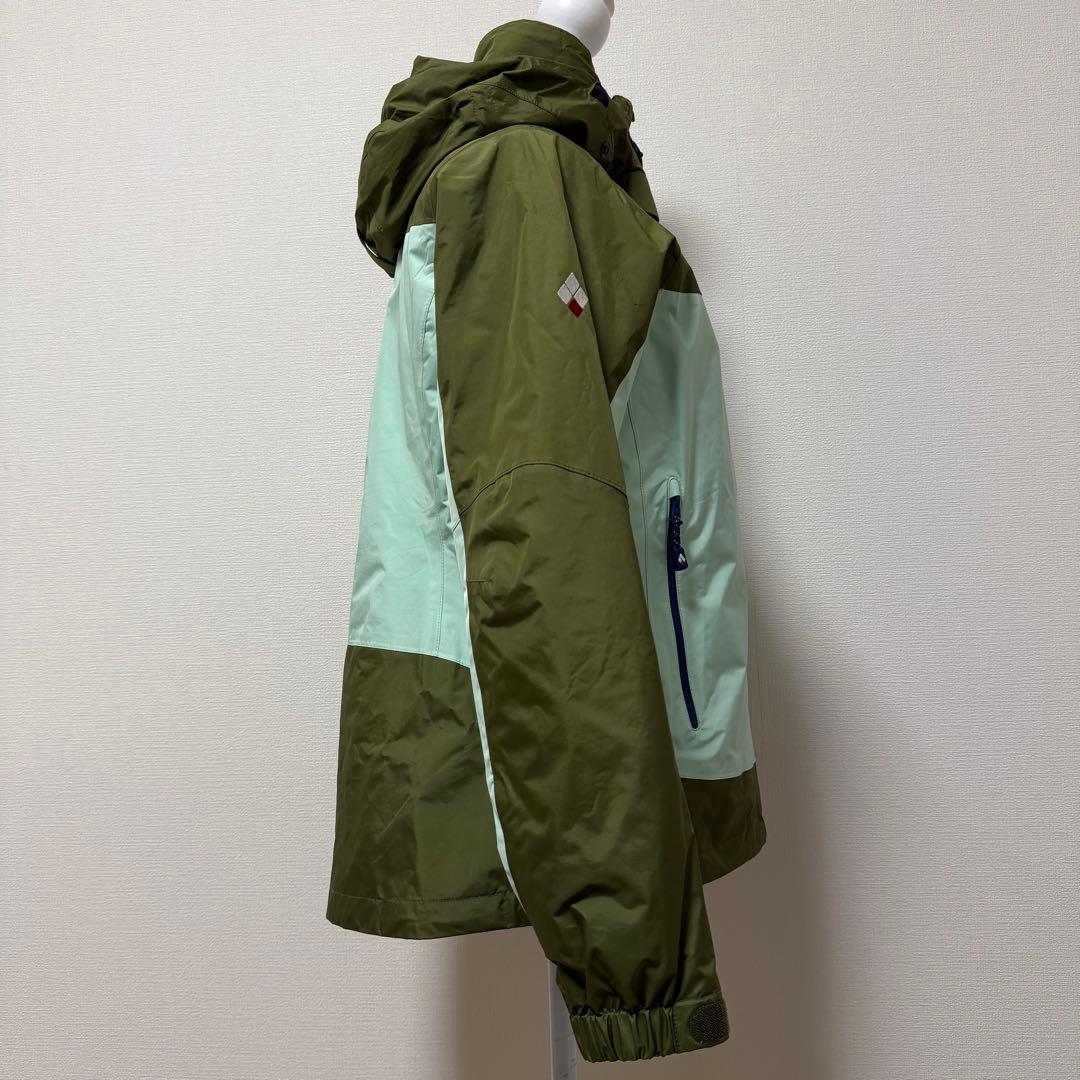モンベル　シャルモパーカ　グリーン系　スタッフバッグ　スノボー　スキー　Mサイズ