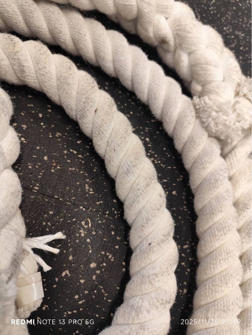 【気まぐれセール】ターザンロープ 登り綱 ロープ登り40mm 3.57m