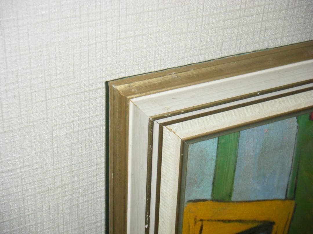 【模写】絵画　パブロ・ピカソ　油彩10号　人物画　巨匠　Q98