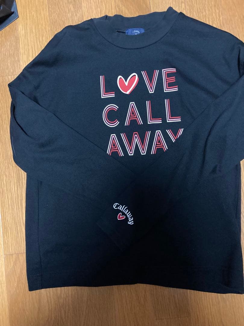 Callaway ブラック 長袖シャツ Sサイズ　ラブキャロウェイ