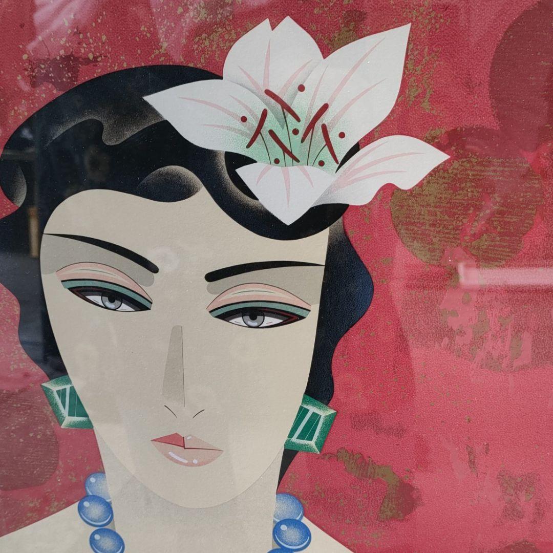 谷川泰宏　リトグラフ