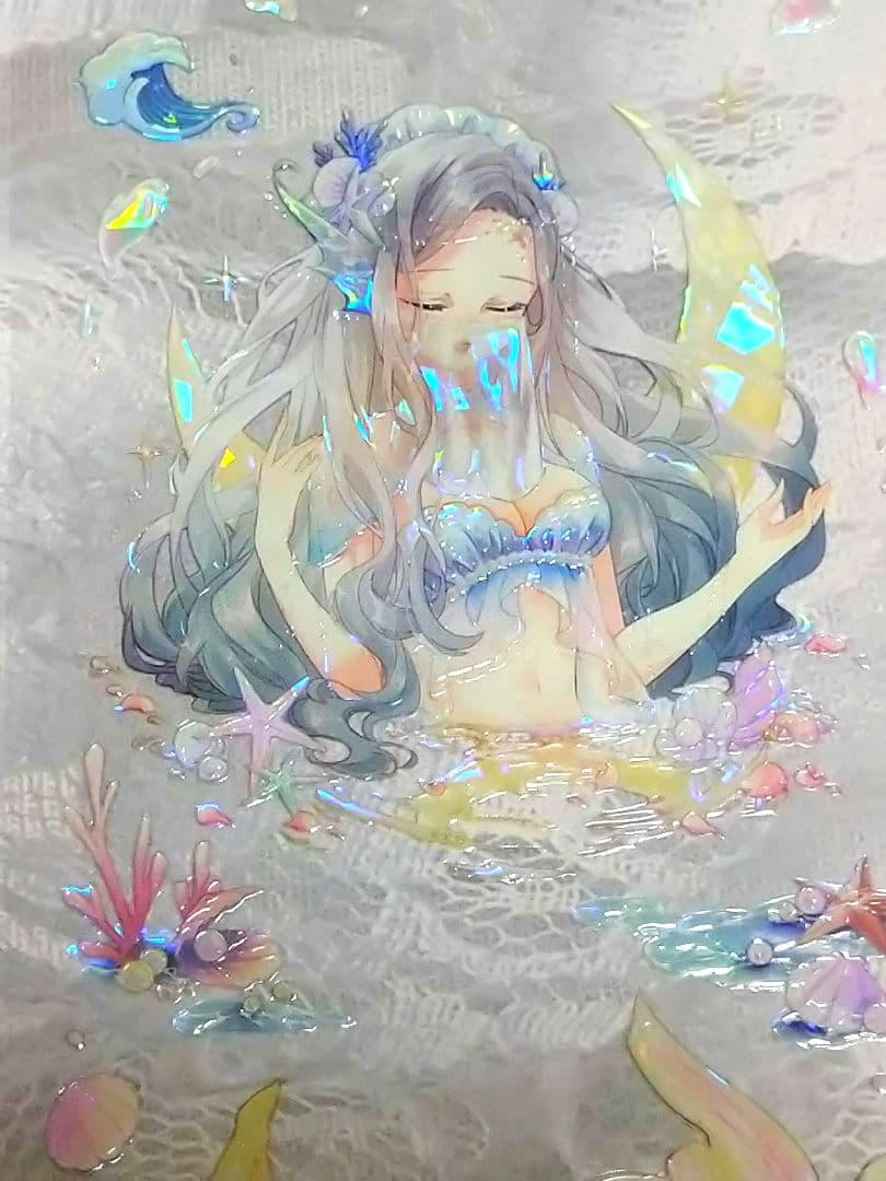 ✩再販✩J714＃小美人鱼(贝壳光)切売り海外人物マステ女の子
