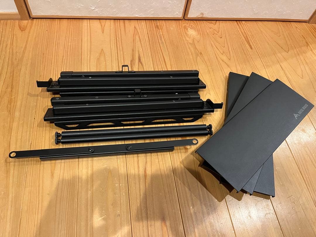 ラーテルワークス　ウッドパネルテーブル&エクステンションユニット　収納袋　セット